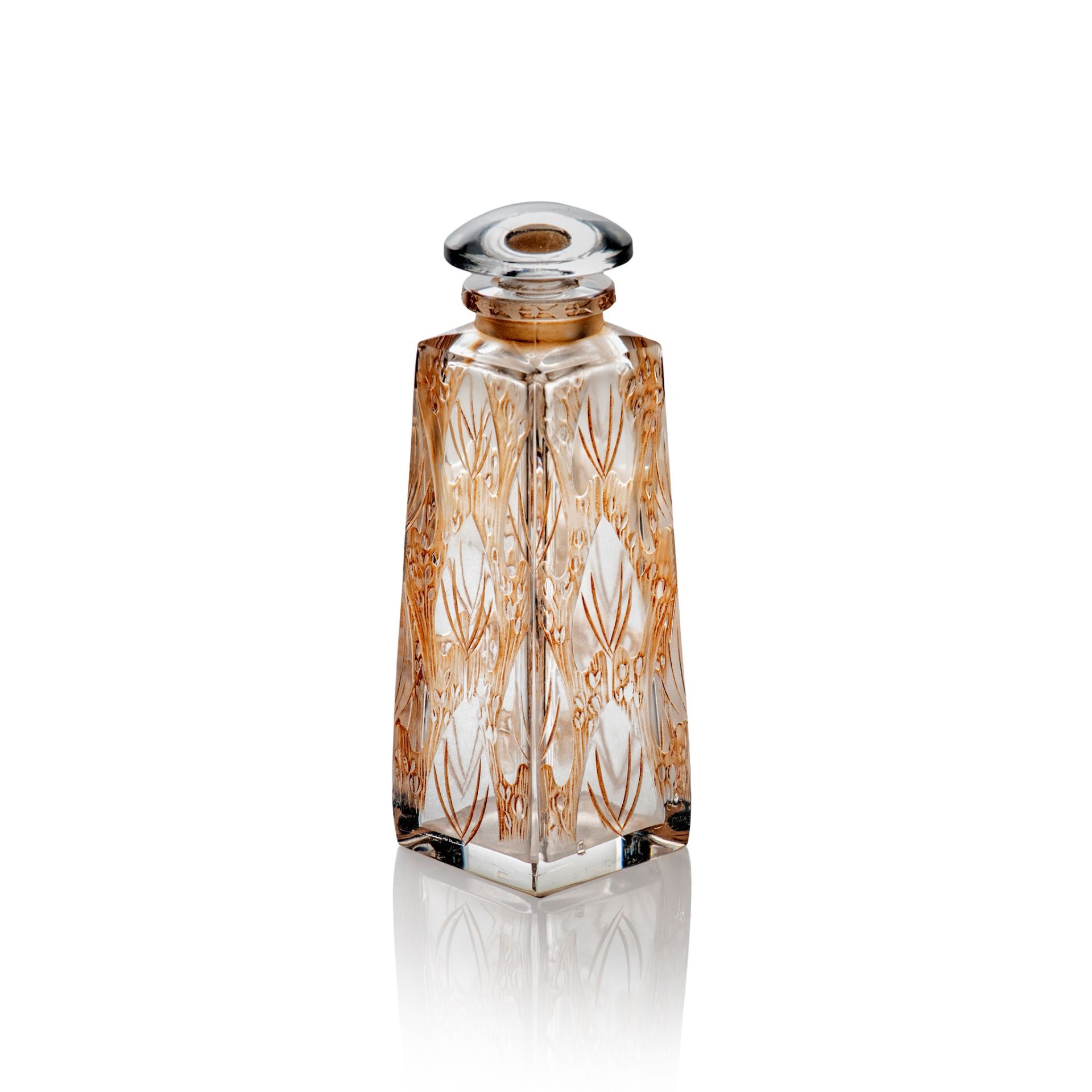 René Lalique (French 1860-1945) NENUPHAR SCENT BOTTLE, NO. 492