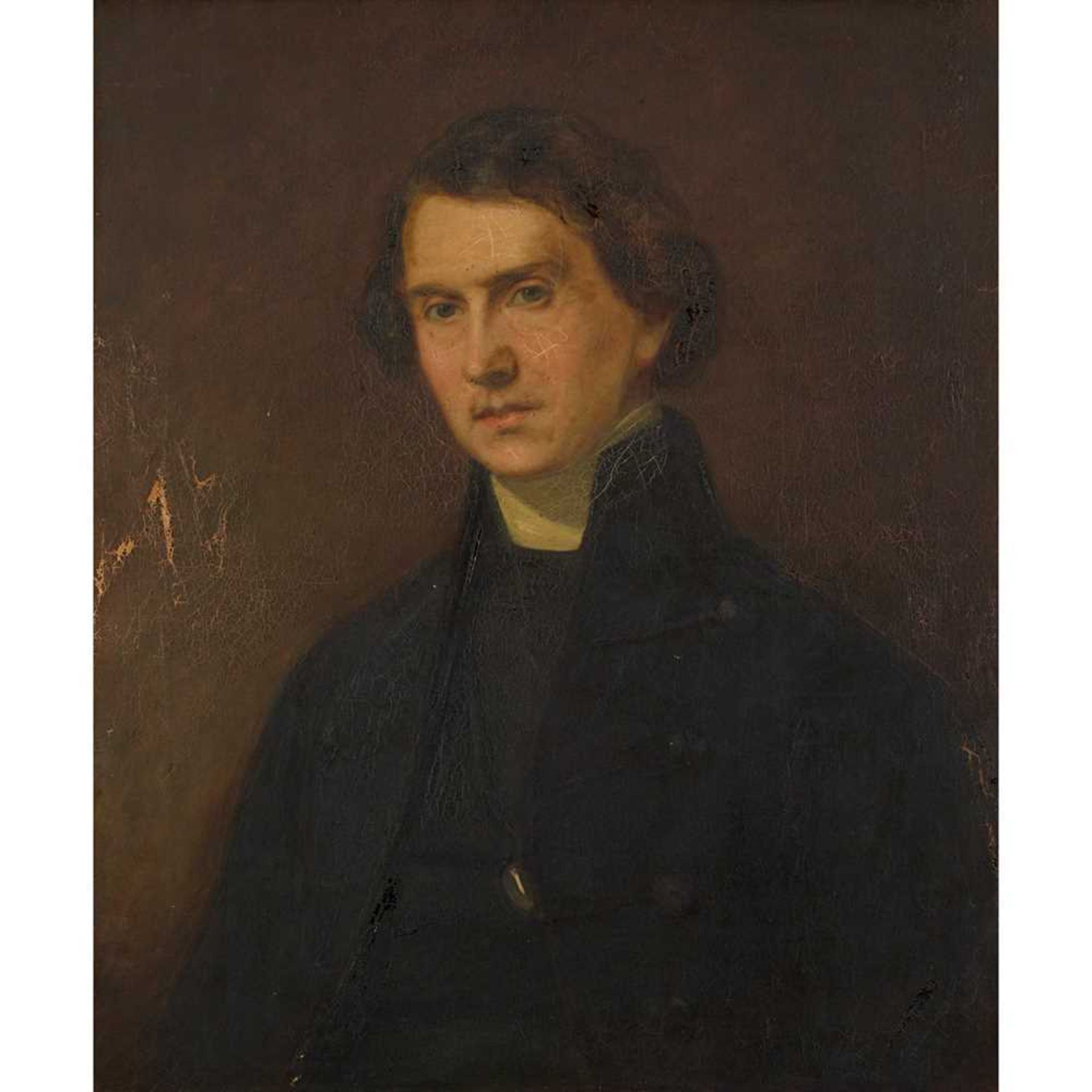 JAMES RANNIE SWINTON (BRITISH 1816-1888) HALF LENGTH PORTRAIT OF ARCHIBALD CAMPBELL TAIT
