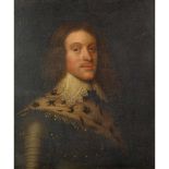 FOLLOWER OF GEORGE JAMESONE HALF LENGTH PORTRAIT OF WILLIAM, LORD ALEXANDER