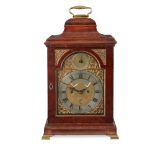 GEORGE III MAHOGANY BRACKET CLOCK, GEORGE HOLDWAY, LONDON 18TH CENTURY