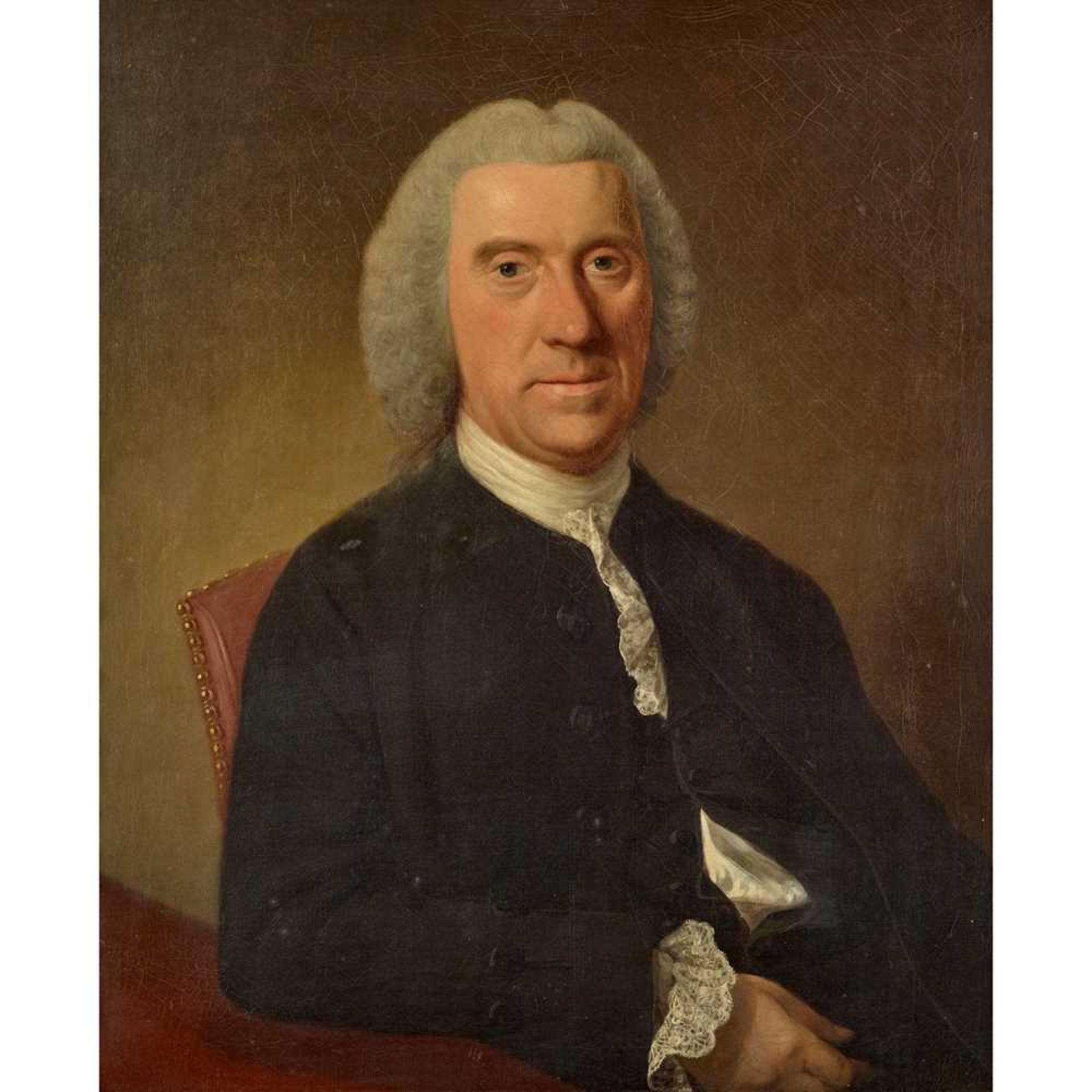 DAVID MARTIN (SCOTTISH 1737-1797) HALF LENGTH PORTRAIT OF JOHN LORD SWINTON