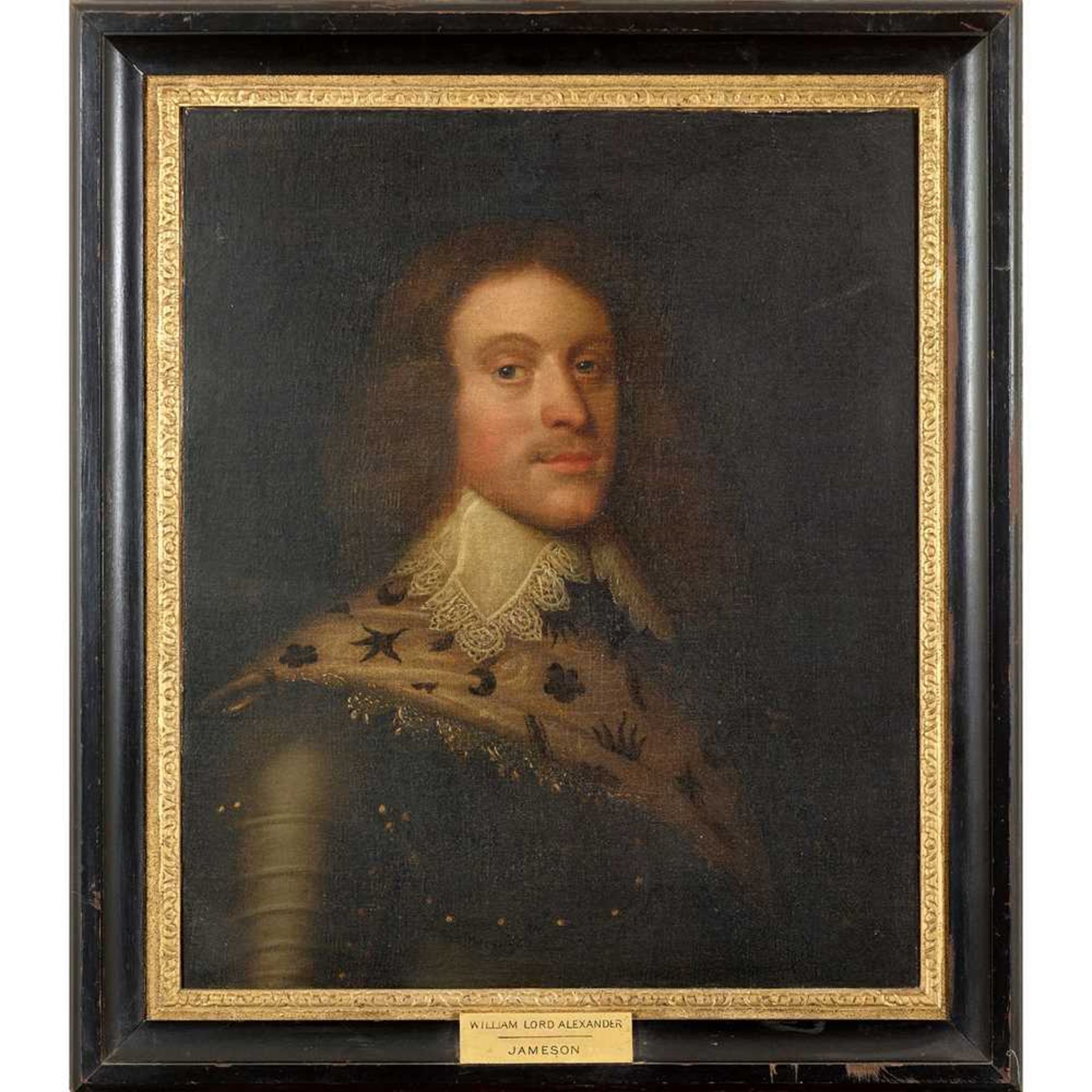 FOLLOWER OF GEORGE JAMESONE HALF LENGTH PORTRAIT OF WILLIAM, LORD ALEXANDER - Bild 2 aus 3