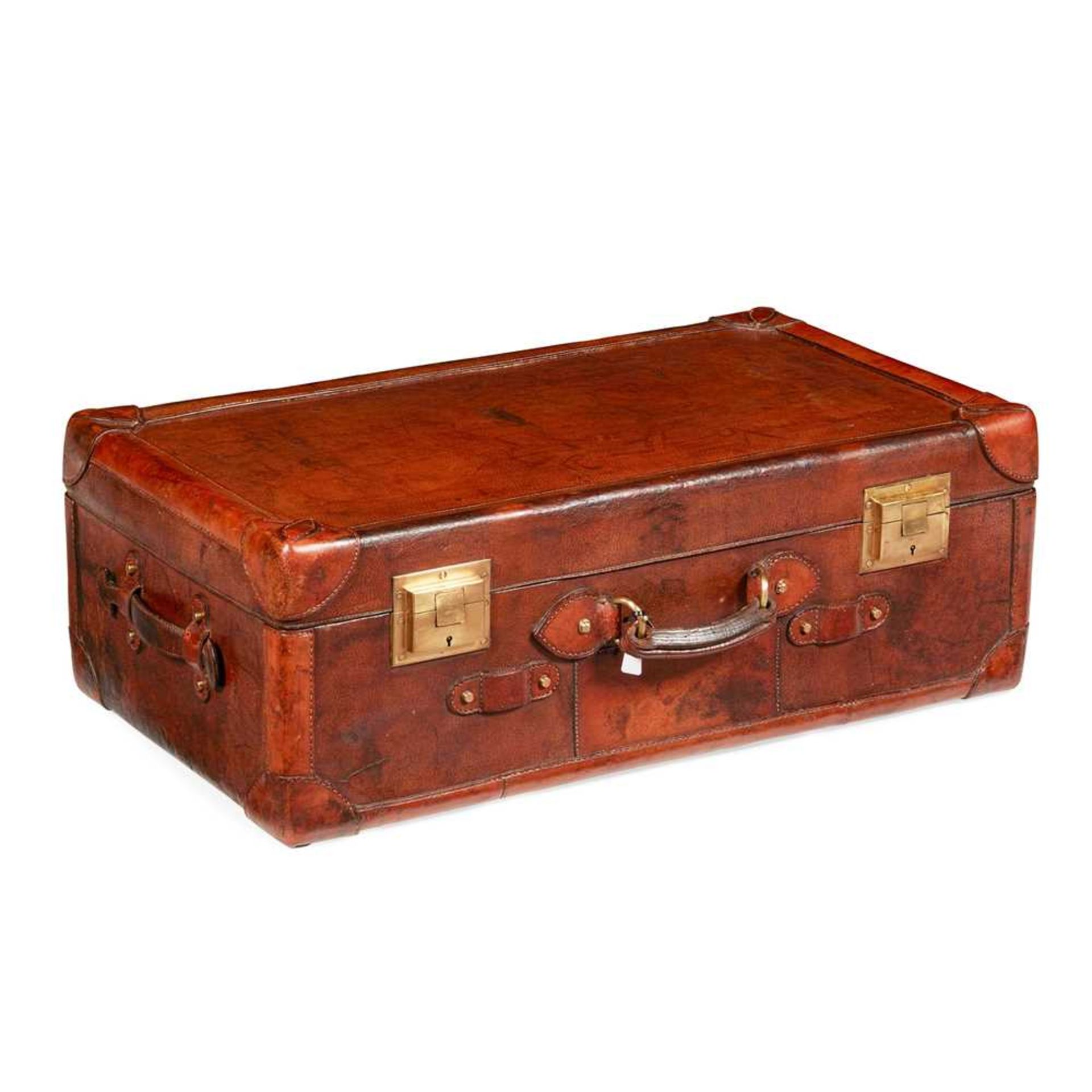 VINTAGE HERMÈS LEATHER TRUNK CIRCA 1925