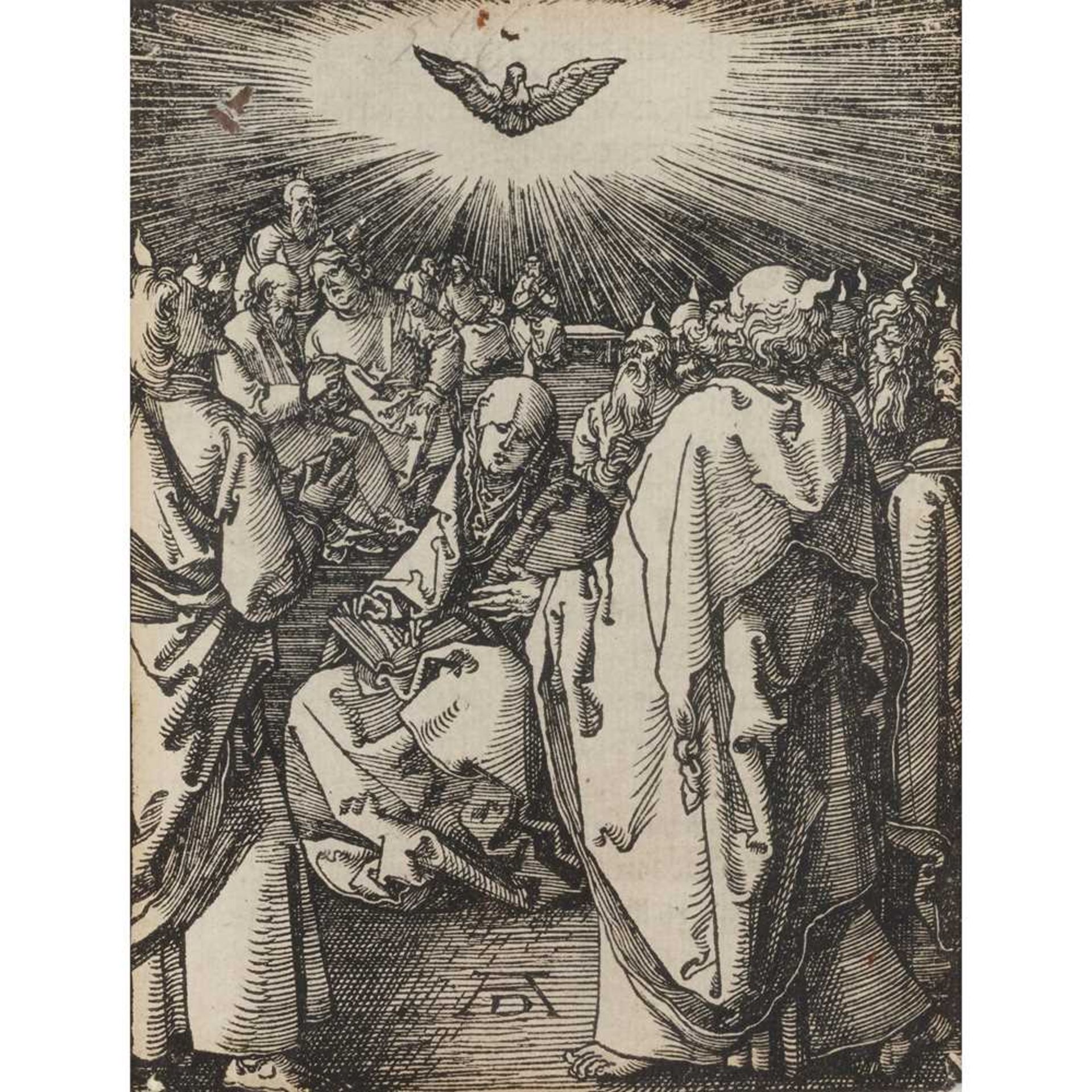 ALBRECHT DURER (GERMAN 1471-1528) PENTECOST, FROM 'THE SMALL PASSION' (BARTSCH 51)