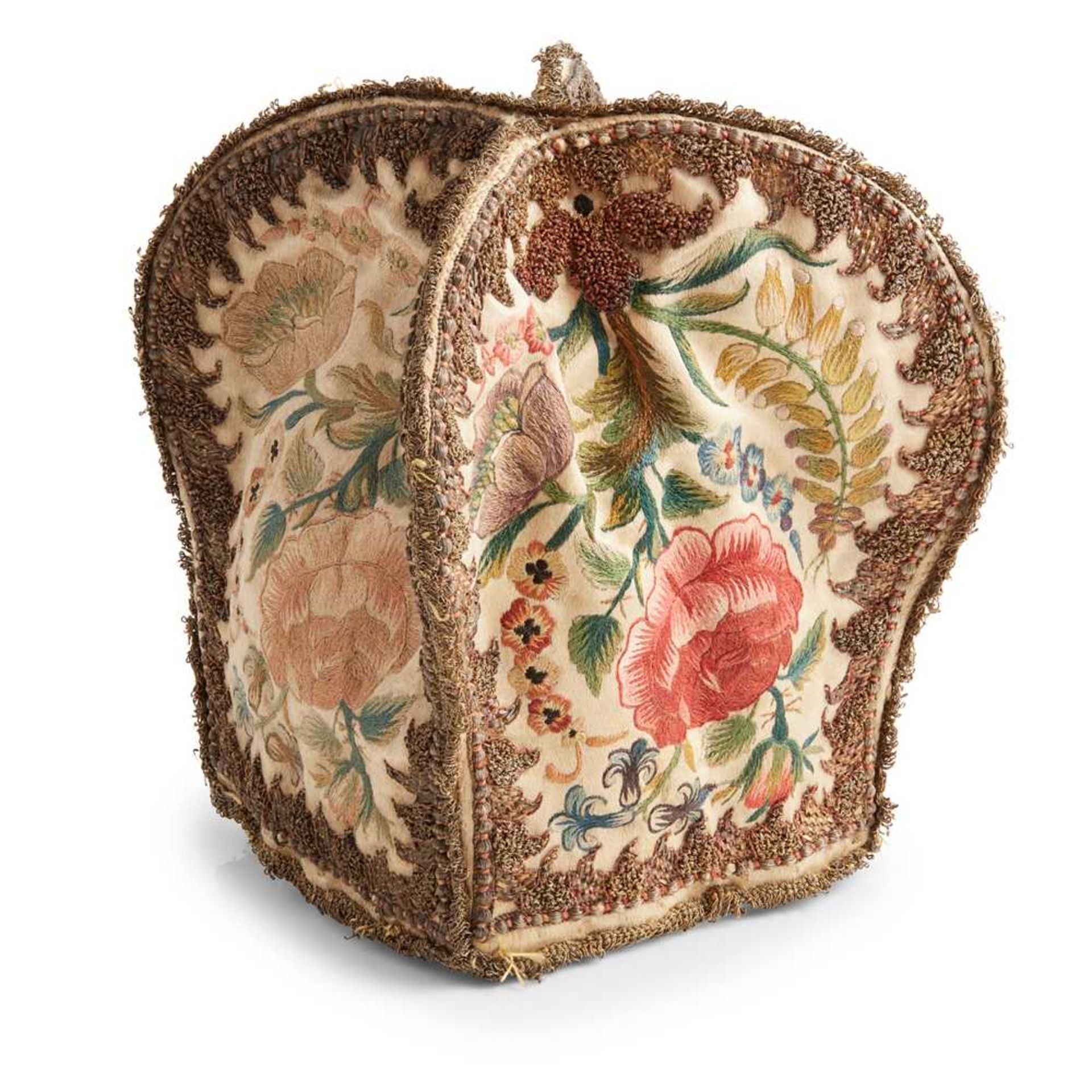 GEORGIAN FINE NEEDLEWORK PURSE 18TH CENTURY - Image 2 of 3