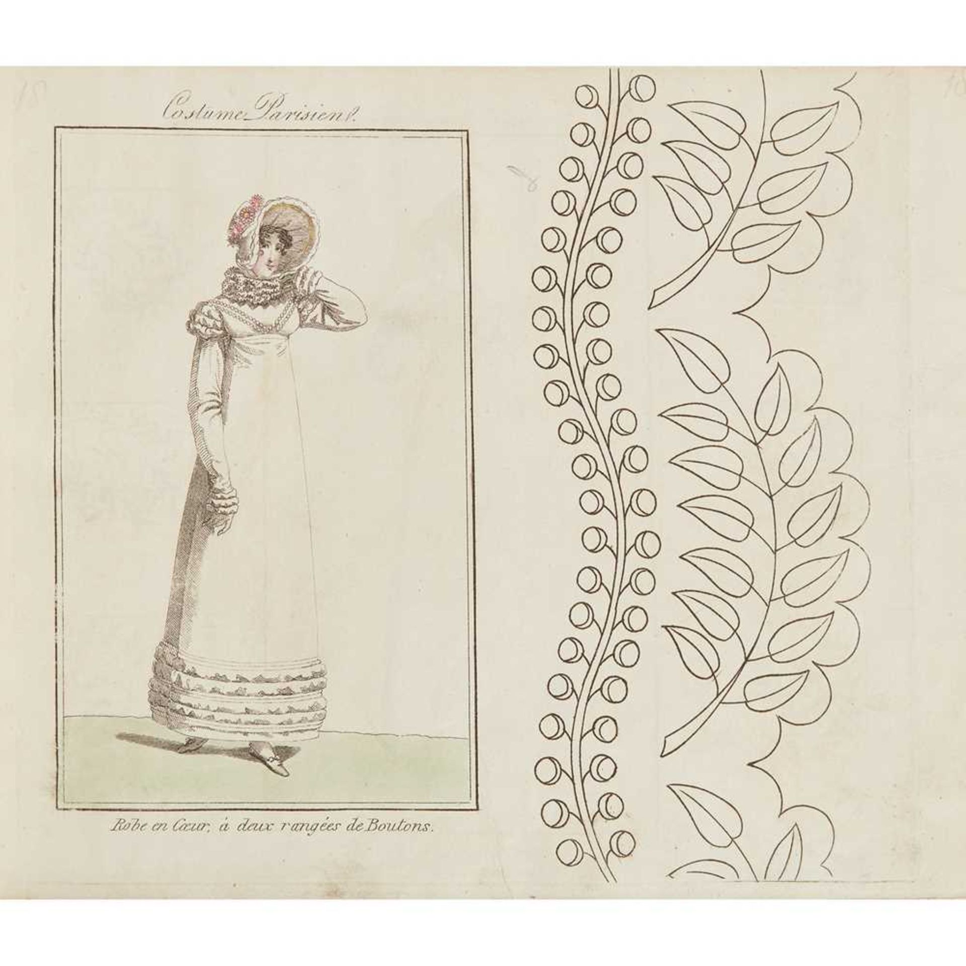 FRENCH PAPER DOLL, 'LA TROUSSEAU DE LA POUPEE' CIRCA 1850 - Bild 9 aus 9