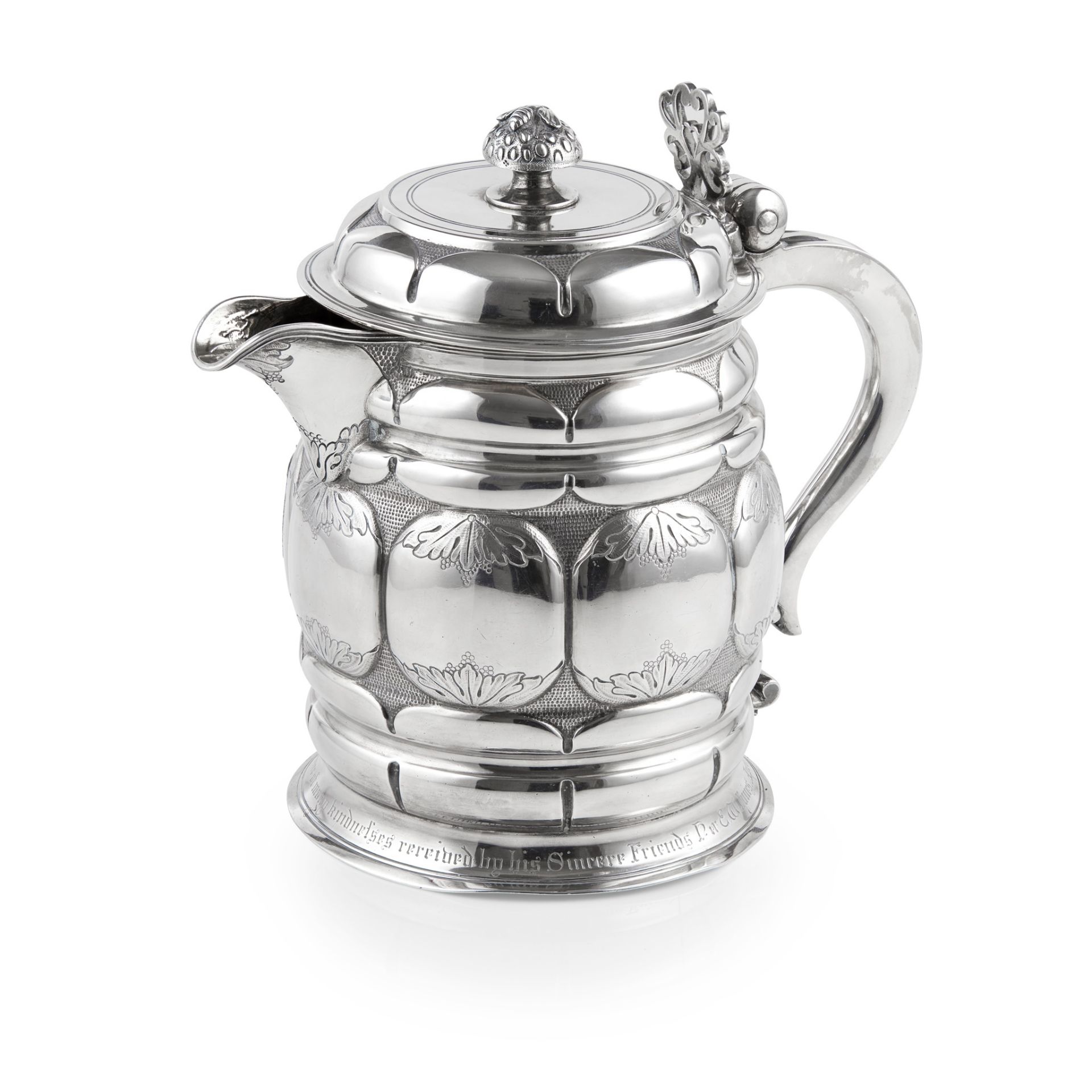 A George III style lidded jug