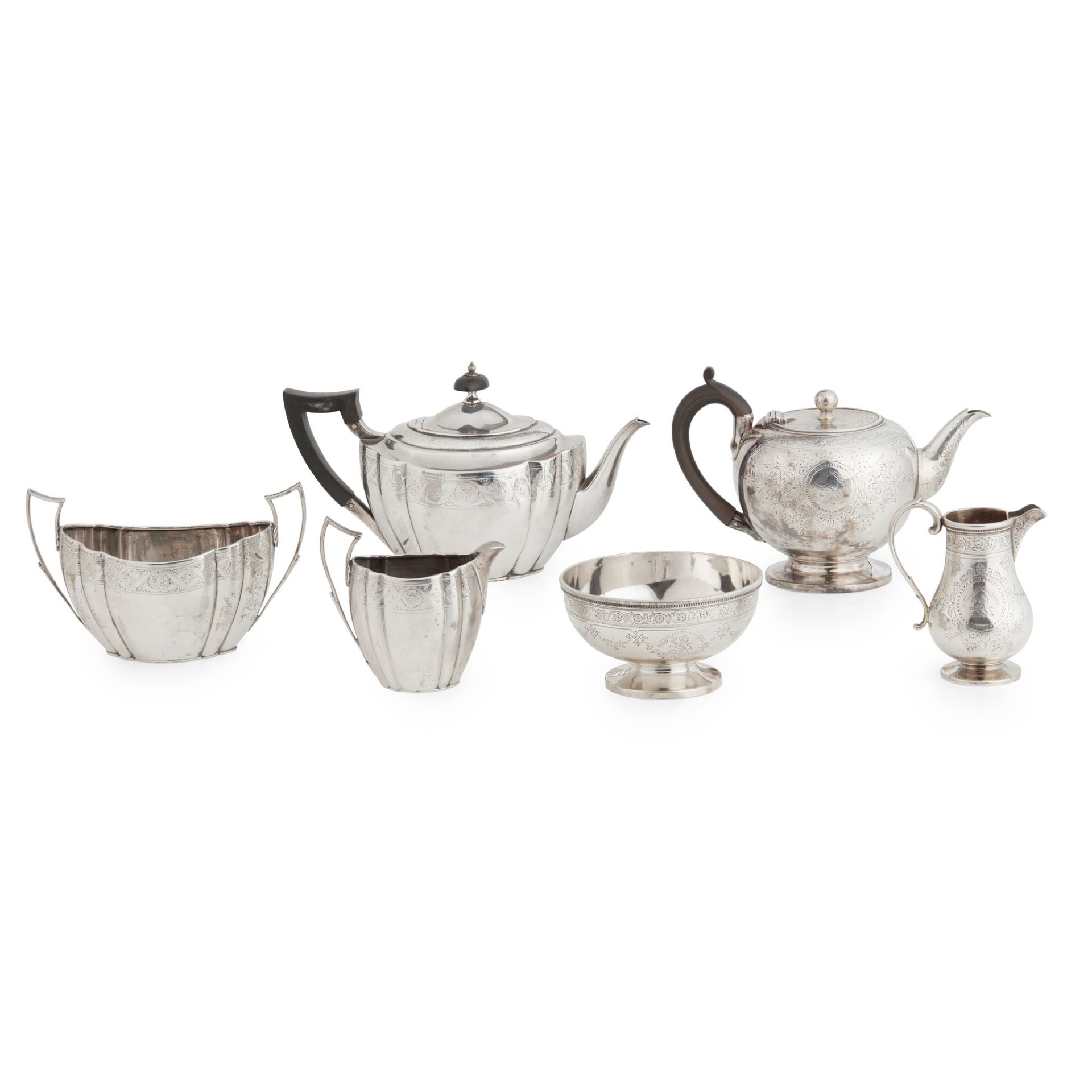 A Victorian bachelor’s three-piece tea service