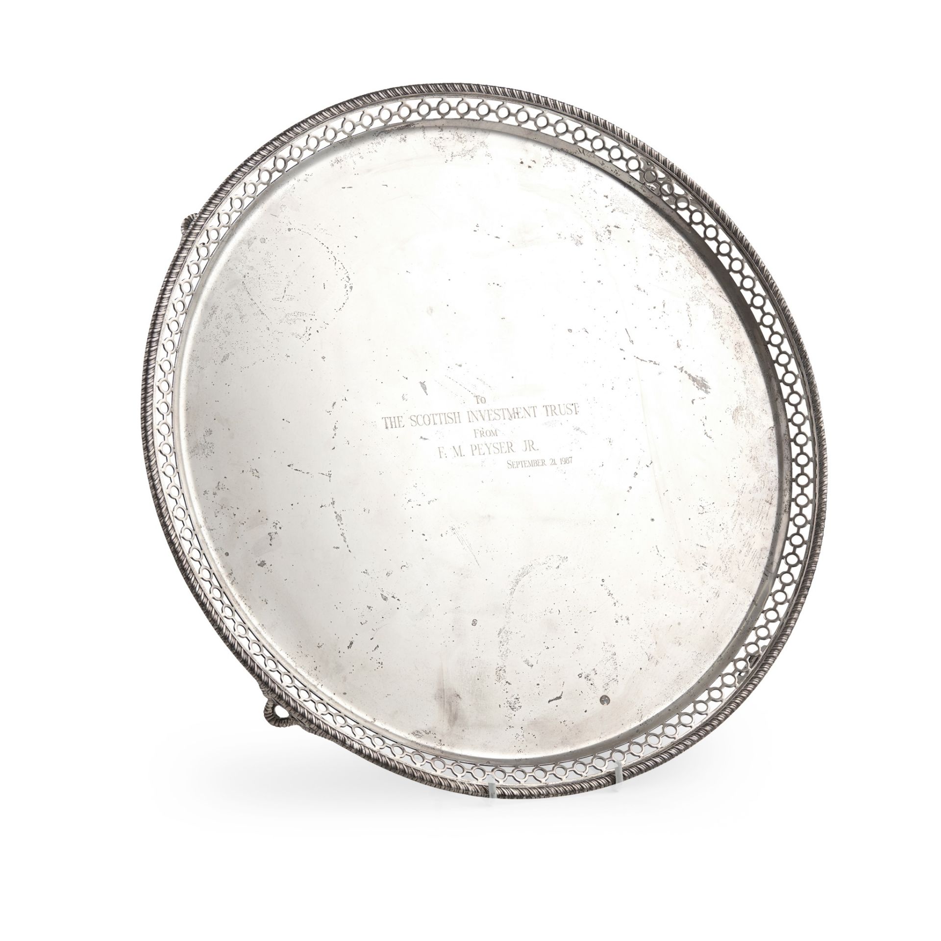 An early 20th-Century American salver