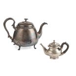 Y A mid 19th-Century miniature European teapot