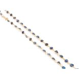 A sapphire necklace