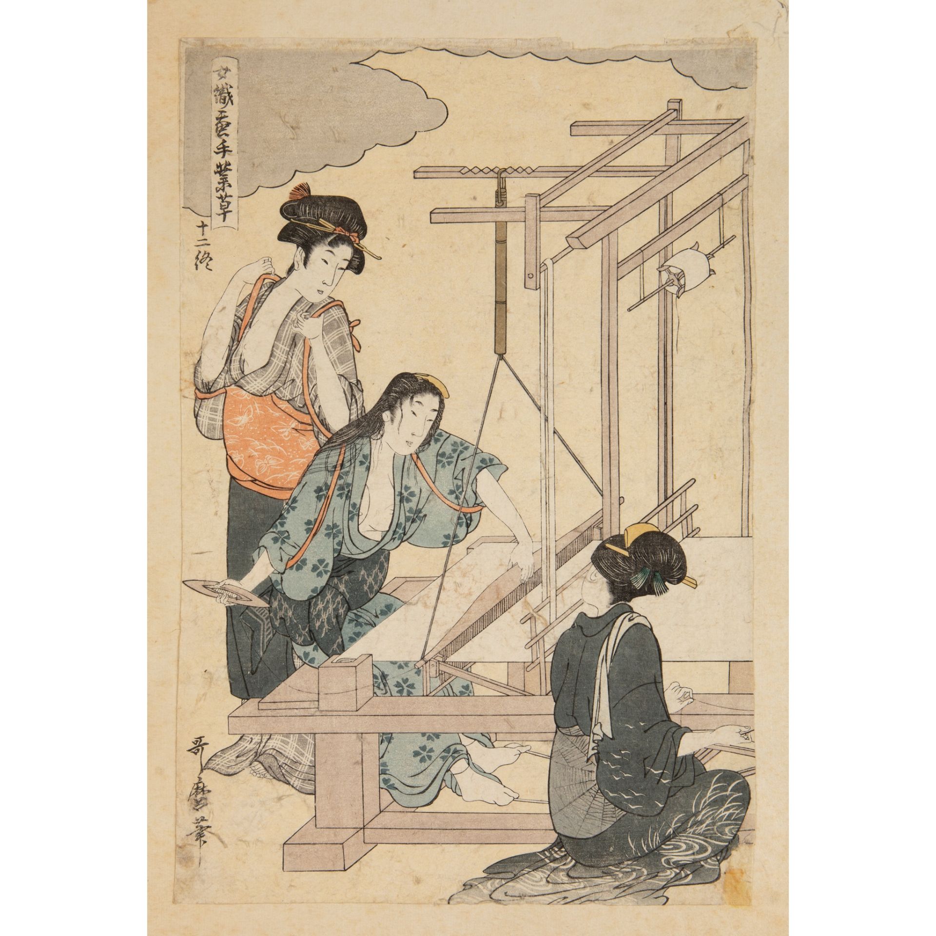 KITAGAWA UTAMARO (1753-1806) EARLY 20TH CENTURY - Image 2 of 2