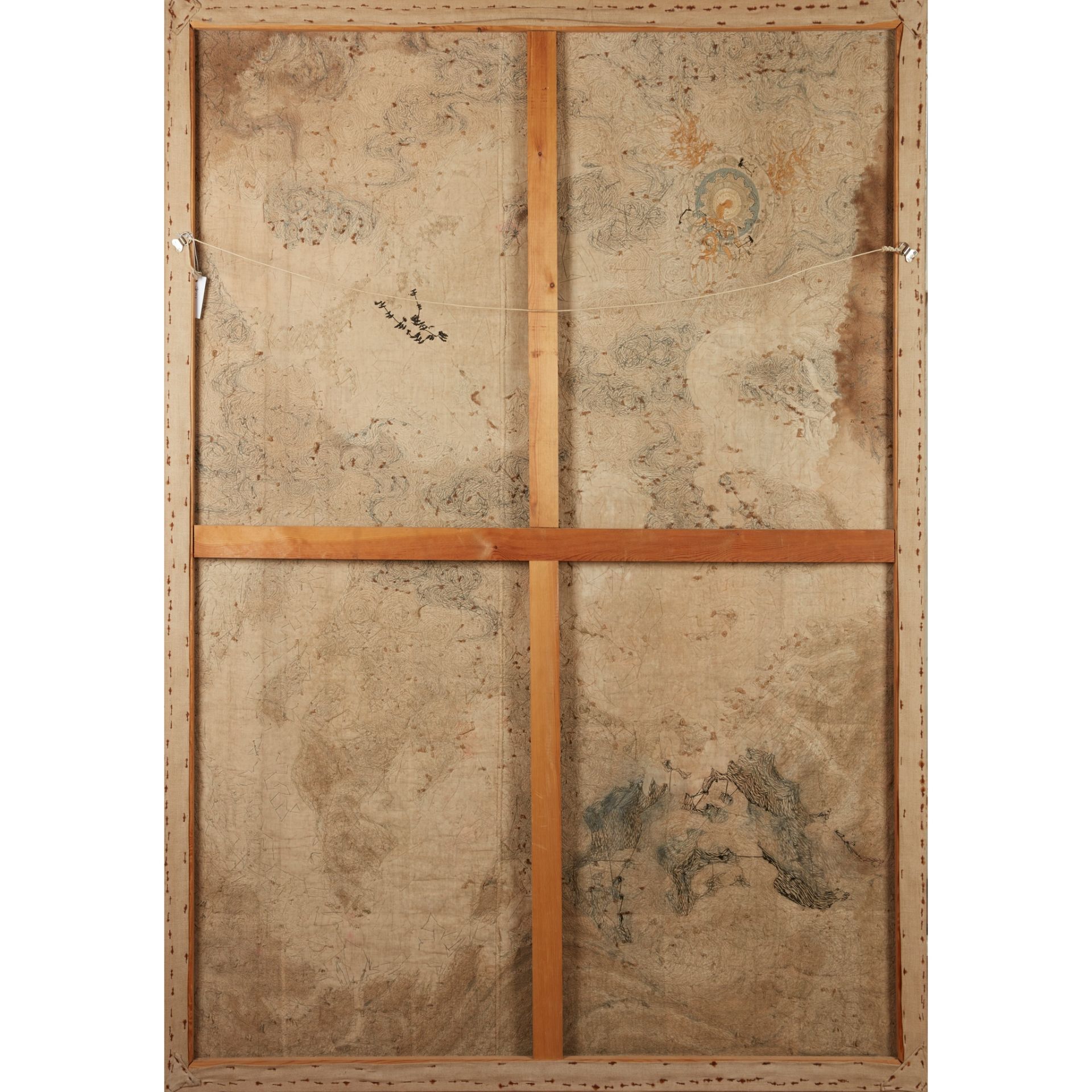 LARGE JAPANESE 'DRAGON' TAPESTRY MEIJI PERIOD - Image 2 of 2