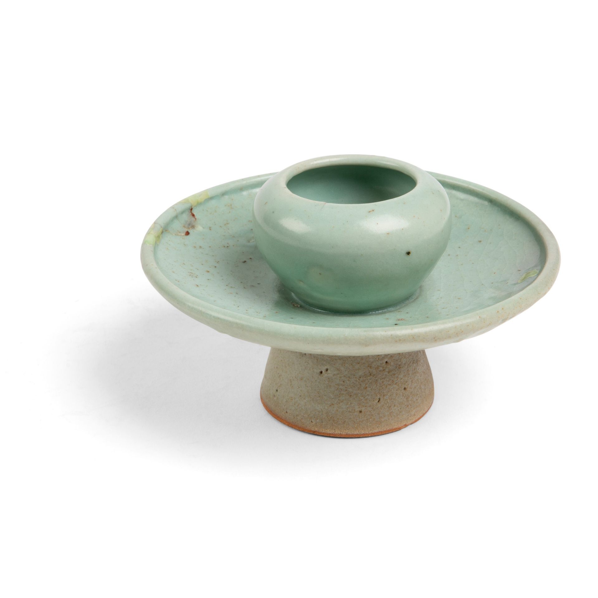 KOREAN CELADON CUP STAND GORYEO DYNASTY, 13TH CENTURY