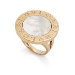 A mother-of-pearl ring, by Bulgari