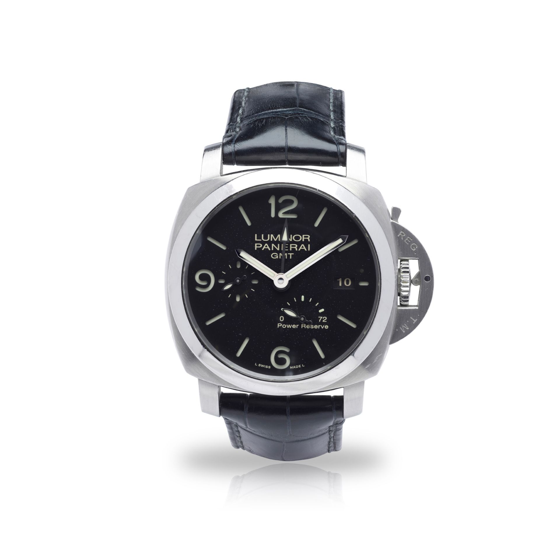 Panerai: a stainless steel wrist watch