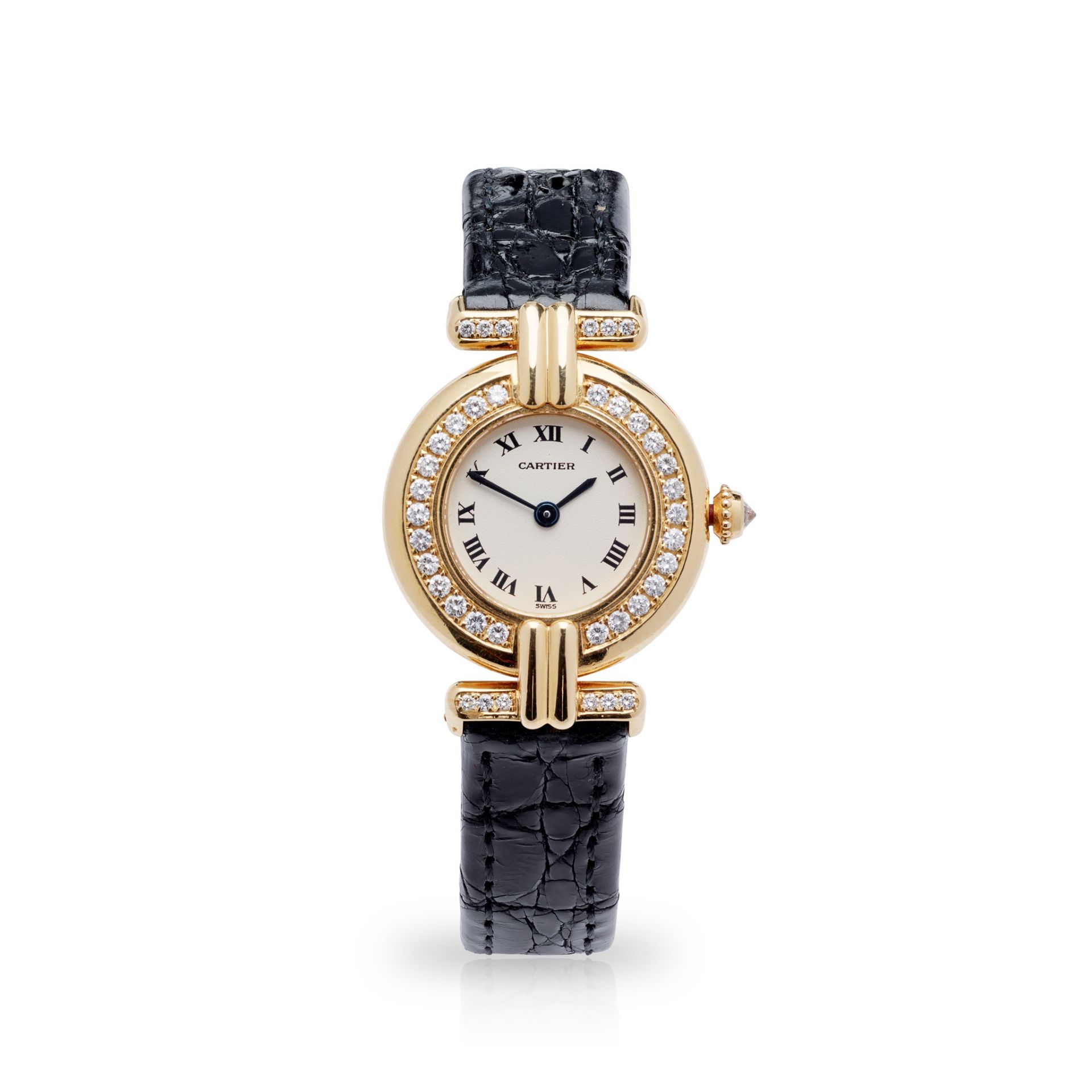 Y Cartier: a diamond set watch