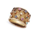 A gem-set dress ring