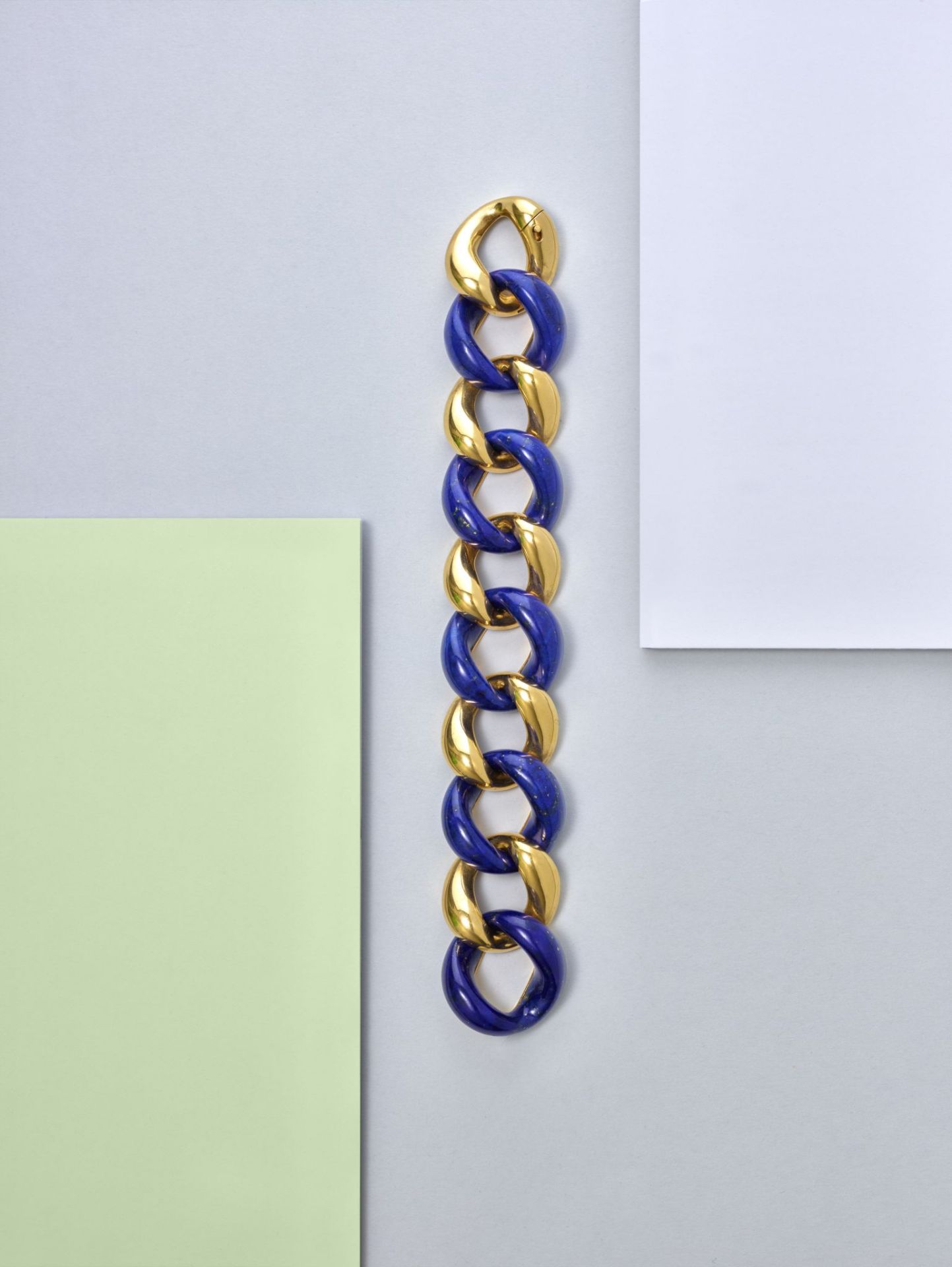A lapis lazuli bracelet, by Seaman Schepps - Image 2 of 2