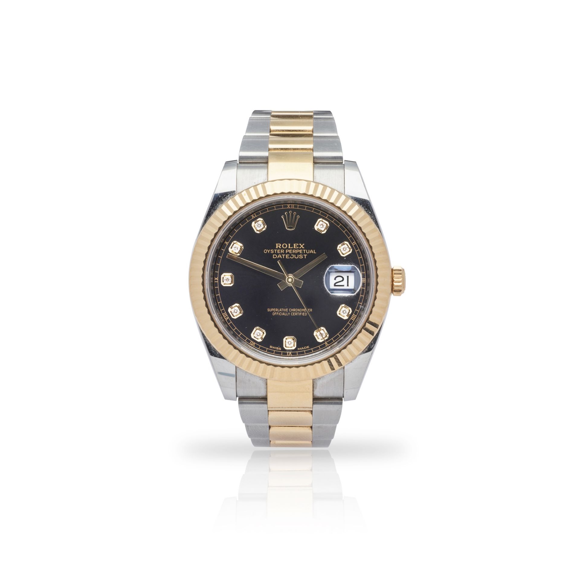 Rolex: a bi-colour wrist watch