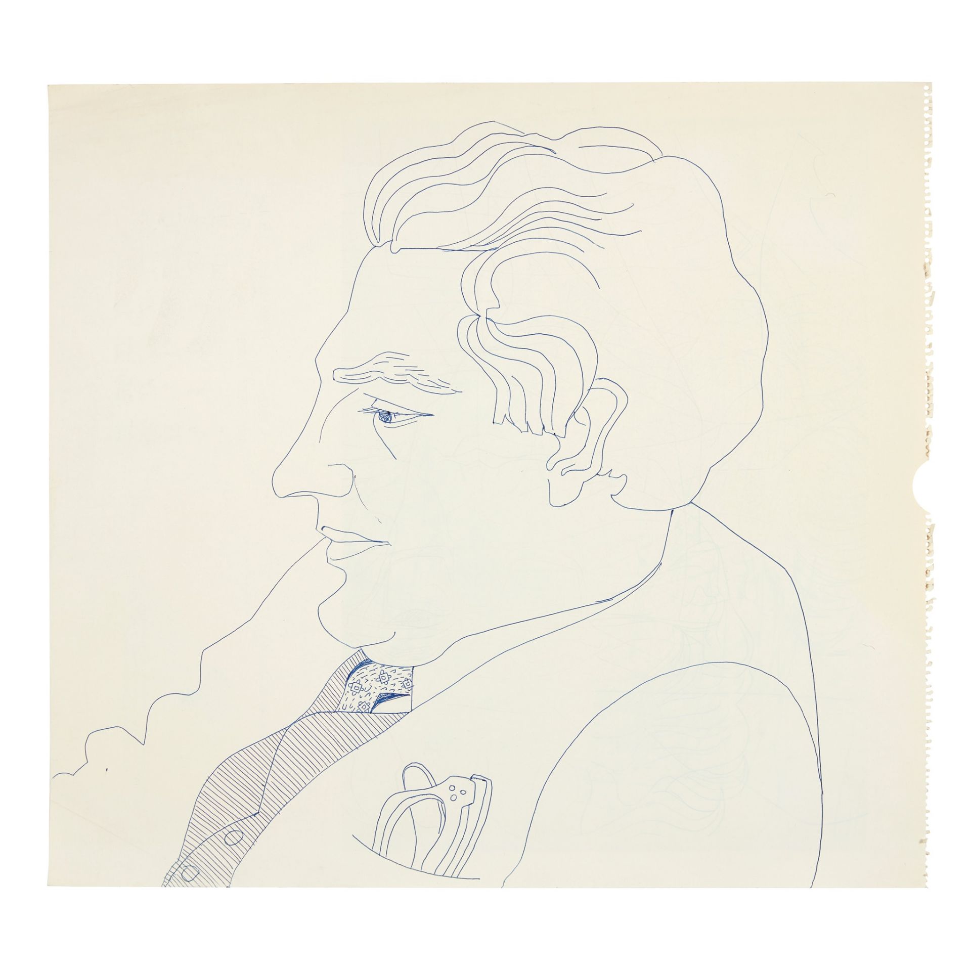 § ALASDAIR GRAY (SCOTTISH 1934-2019) SUSAN BOYD LOOKING DOWN - Image 3 of 4