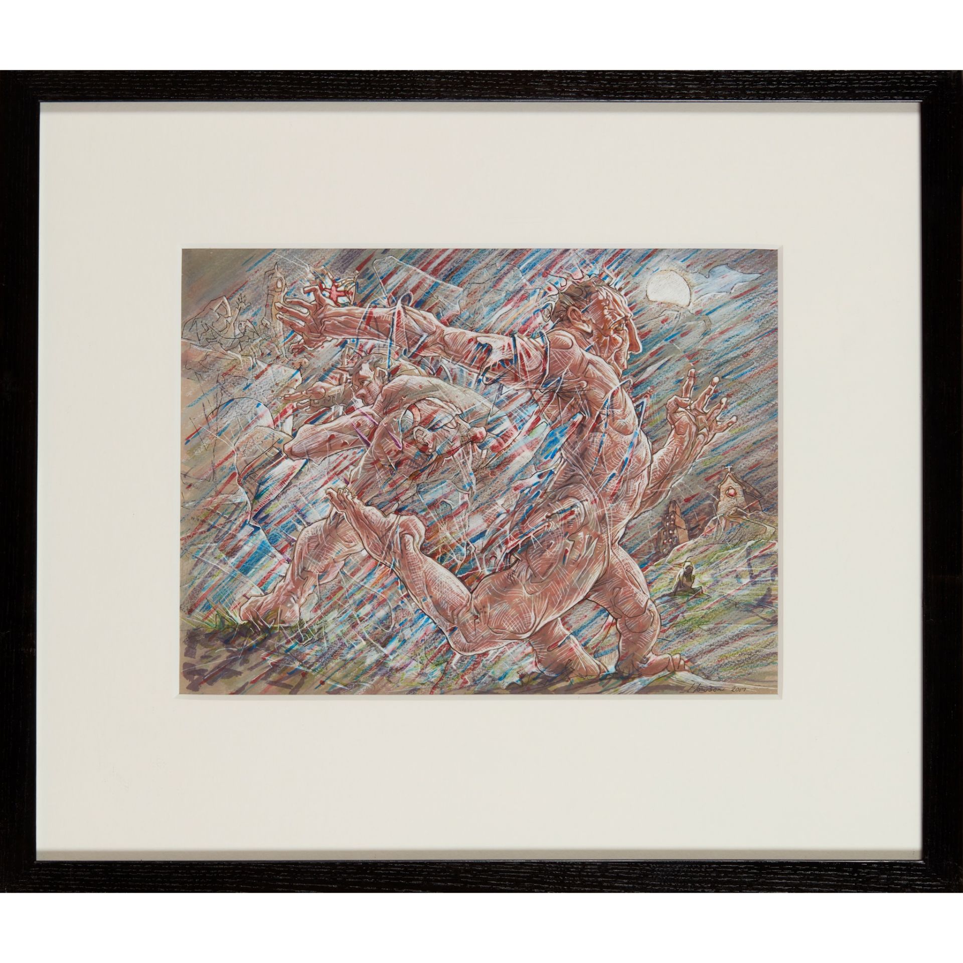 § PETER HOWSON O.B.E. (SCOTTISH 1958-) WAR IN EUROPE, 2017 - Image 2 of 3