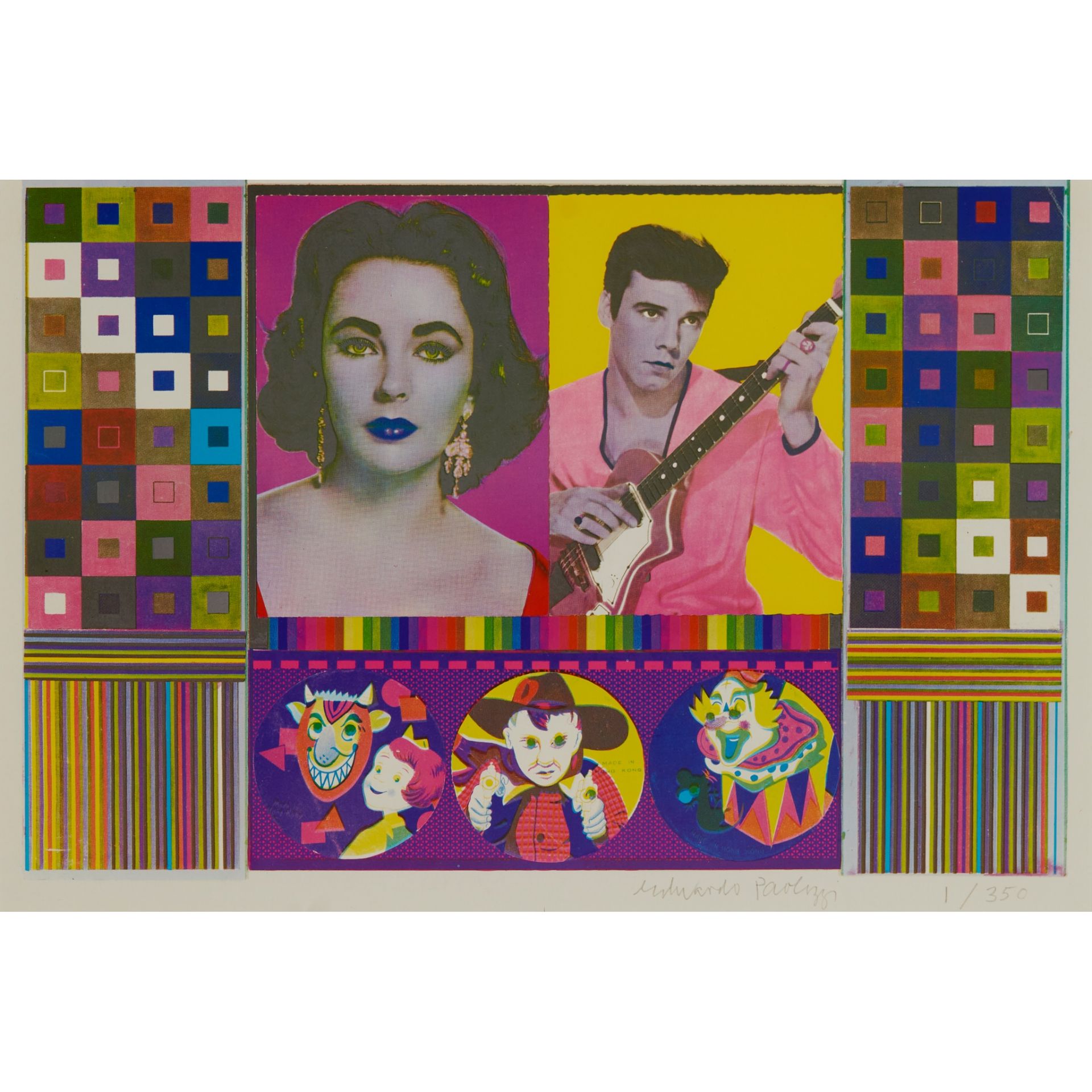 § EDUARDO PAOLOZZI K.B.E., R.A., H.R.S.A. (SCOTTISH 1924-2005) JESUS COLOUR BY NUMBERS, from - Image 2 of 6