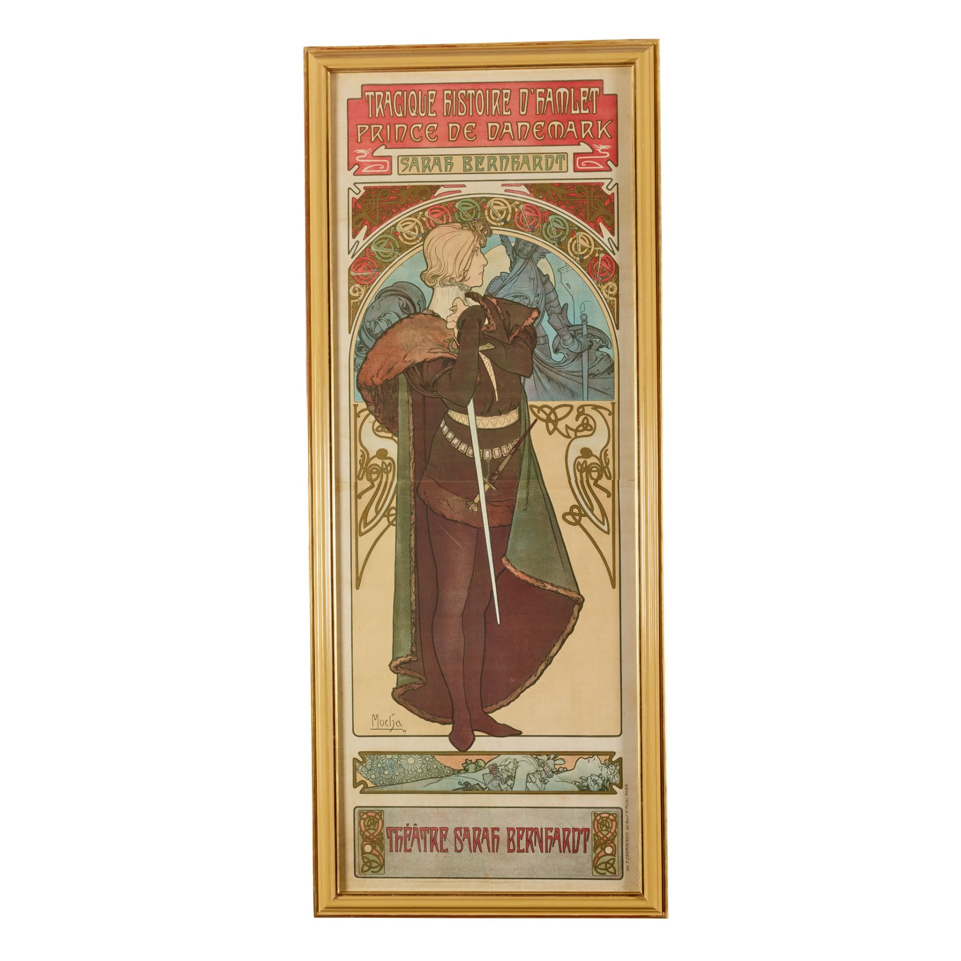 ALPHONSE MUCHA (1860-1939) 'HAMLET', POSTER, 1899