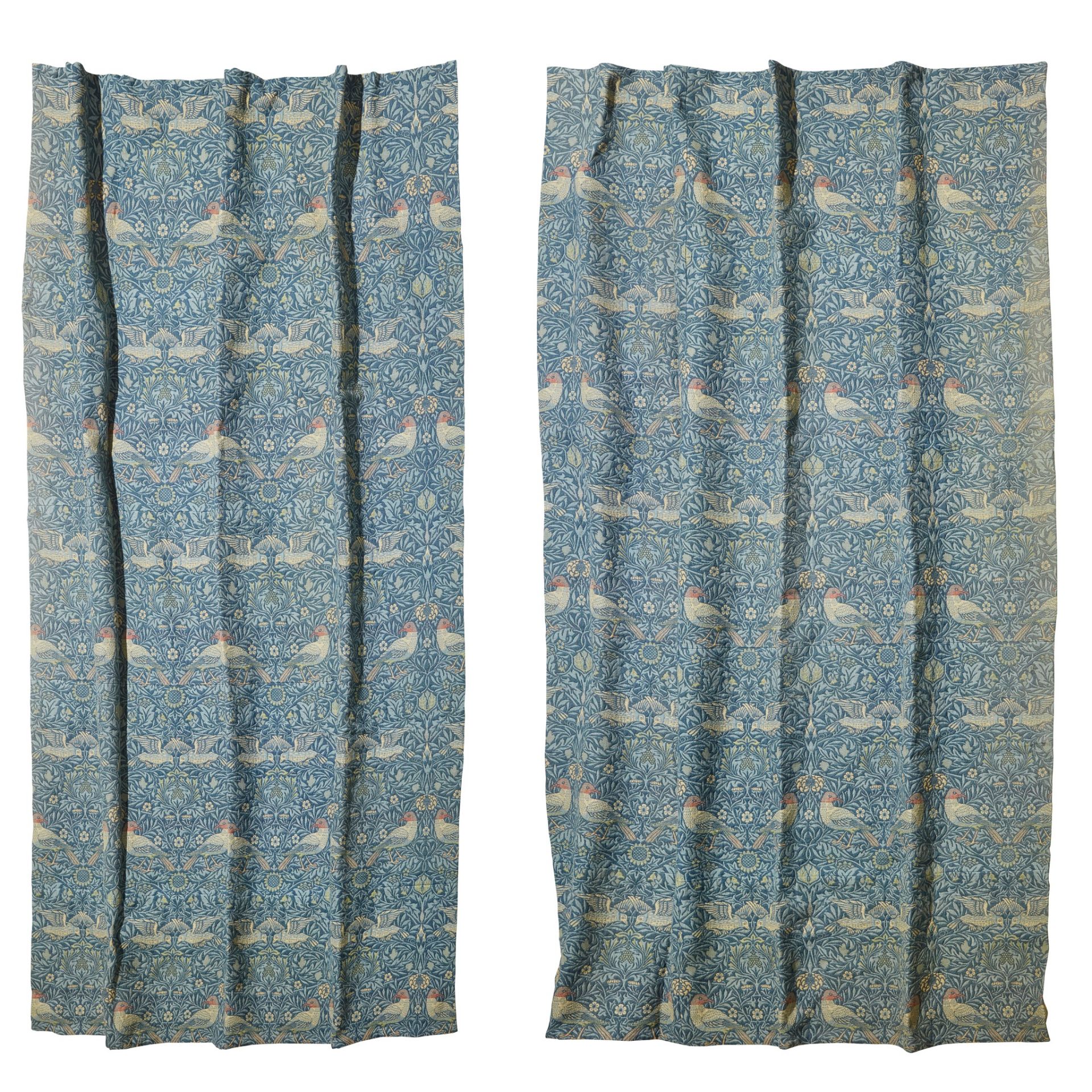 WILLIAM MORRIS (1834-1896) FOR MORRIS & CO. PAIR OF 'BIRD' PATTERN CURTAINS, CIRCA 1890 - Image 6 of 6