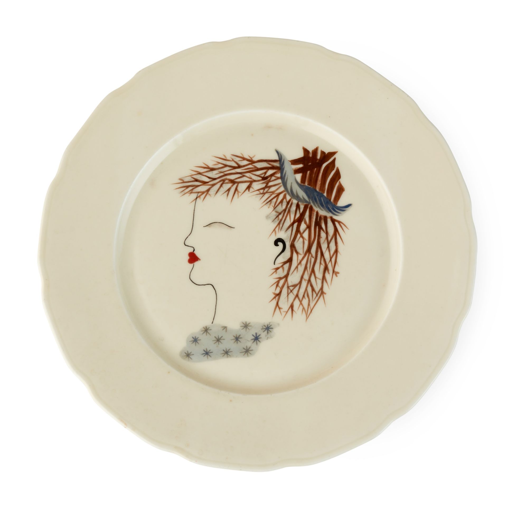 COLETTE GUEDEN (1905-2001) FOR PRIMAVERA FOUR PLATES, CIRCA 1930 - Image 2 of 10