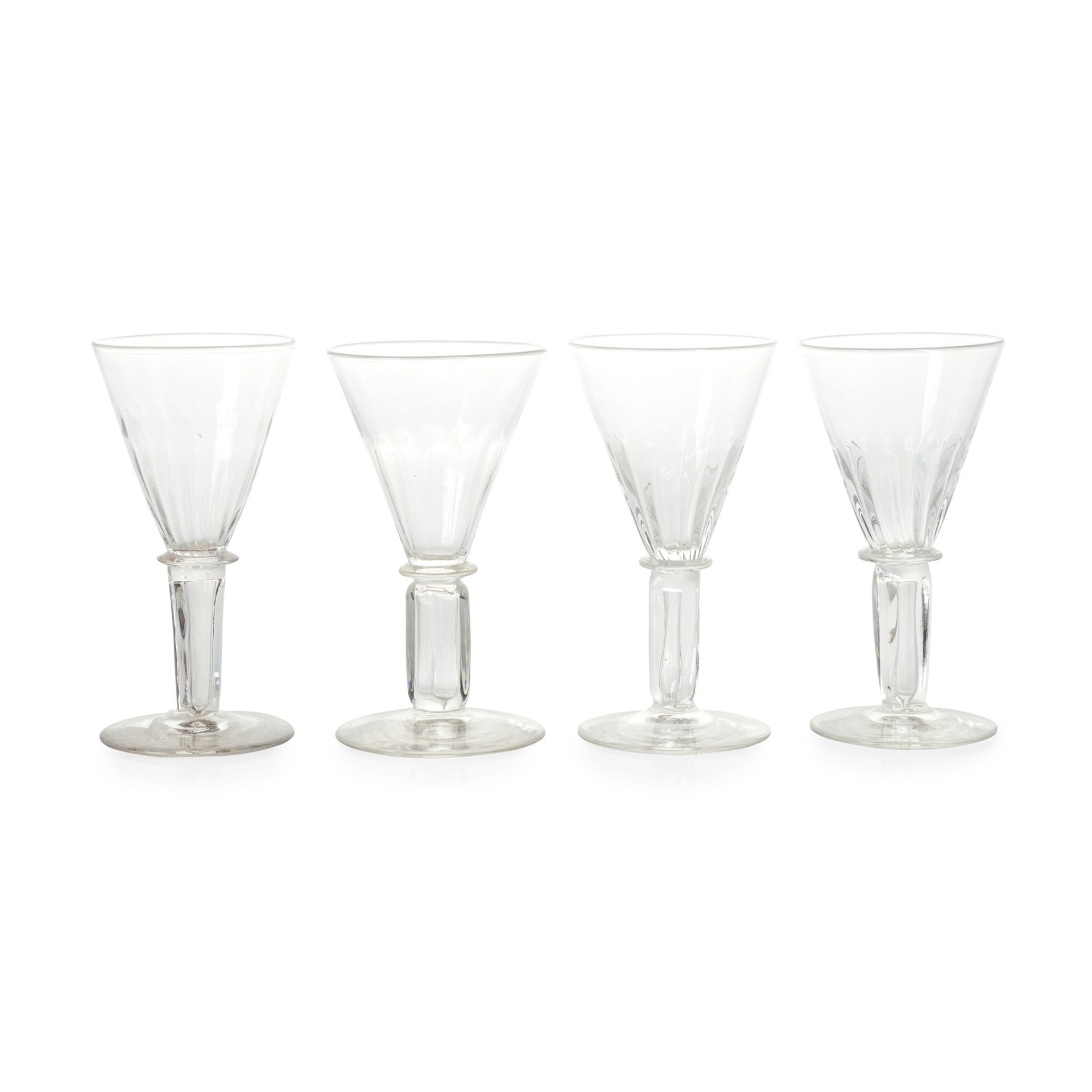 MANNER OF JAMES POWELL & SON GROUP OF ARTS & CRAFTS DRINKING GLASSES, CIRCA 1900 - Image 4 of 4