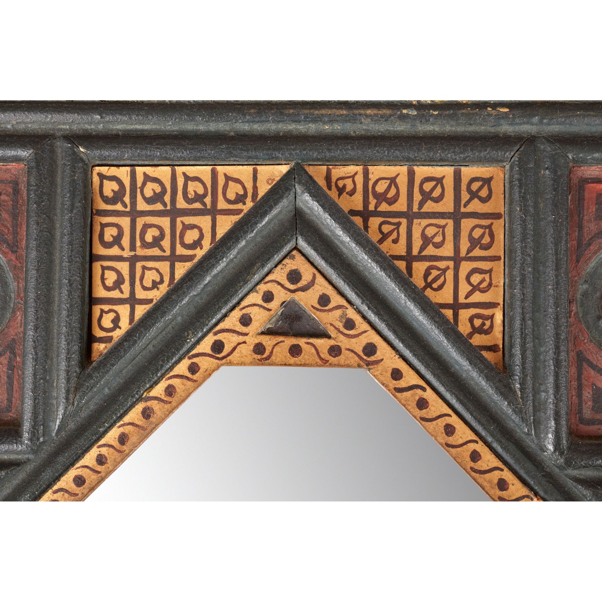 MANNER OF WILLIAM BURGES, PROBABLY COX & SONS (MAKER) WALL MIRROR, CIRCA 1880 - Image 7 of 7