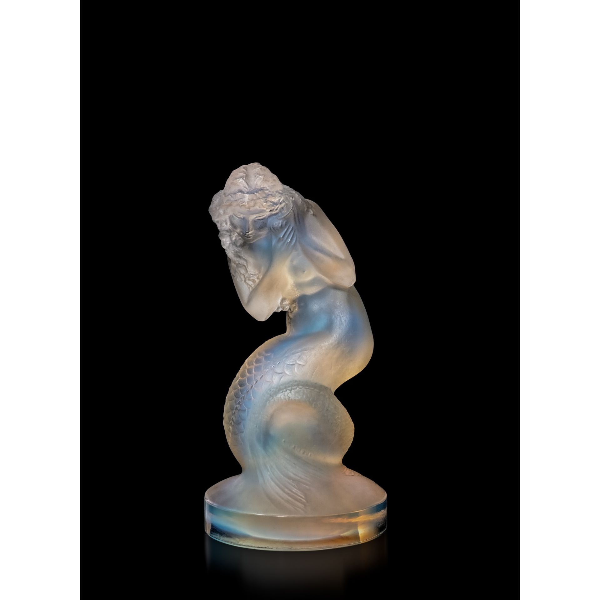 René Lalique (French 1860-1945) NAIADE PAPERWEIGHT, NO. 832 - Image 2 of 2