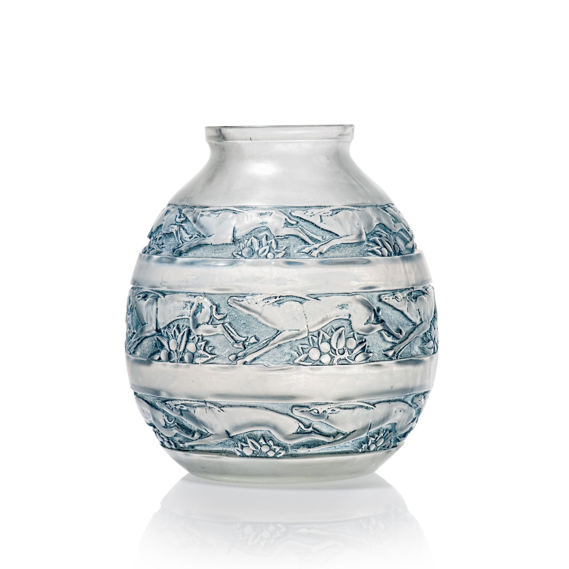 René Lalique (French 1860-1945) SOUDAN VASE, NO. 1016 - Image 2 of 3