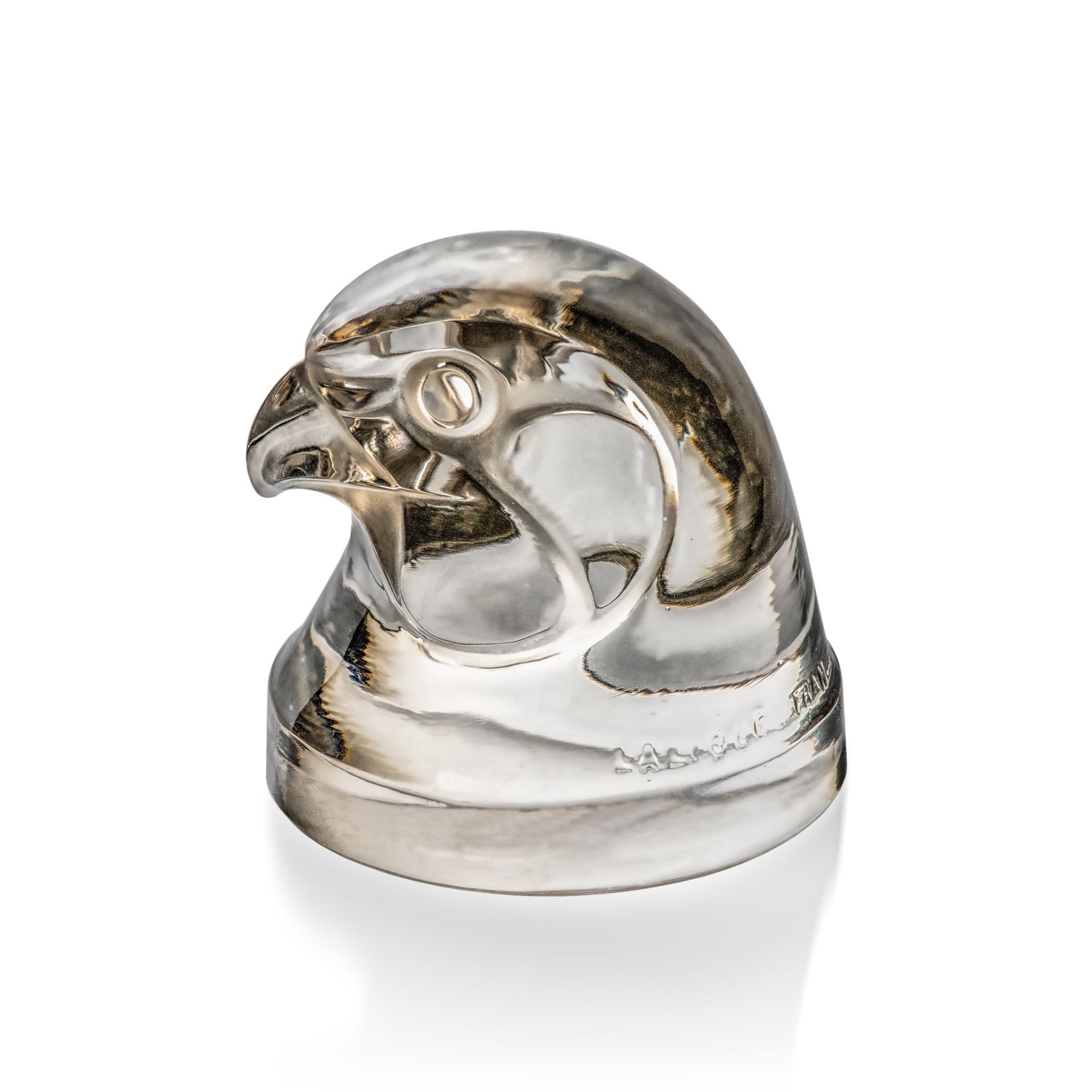 René Lalique (French 1860-1945) TÊTE D'ÉPERVIER CAR MASCOT, NO.1139