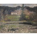 § Margaret Thomas (British 1916-2016) Kenwood House From Across The Lake, 1950