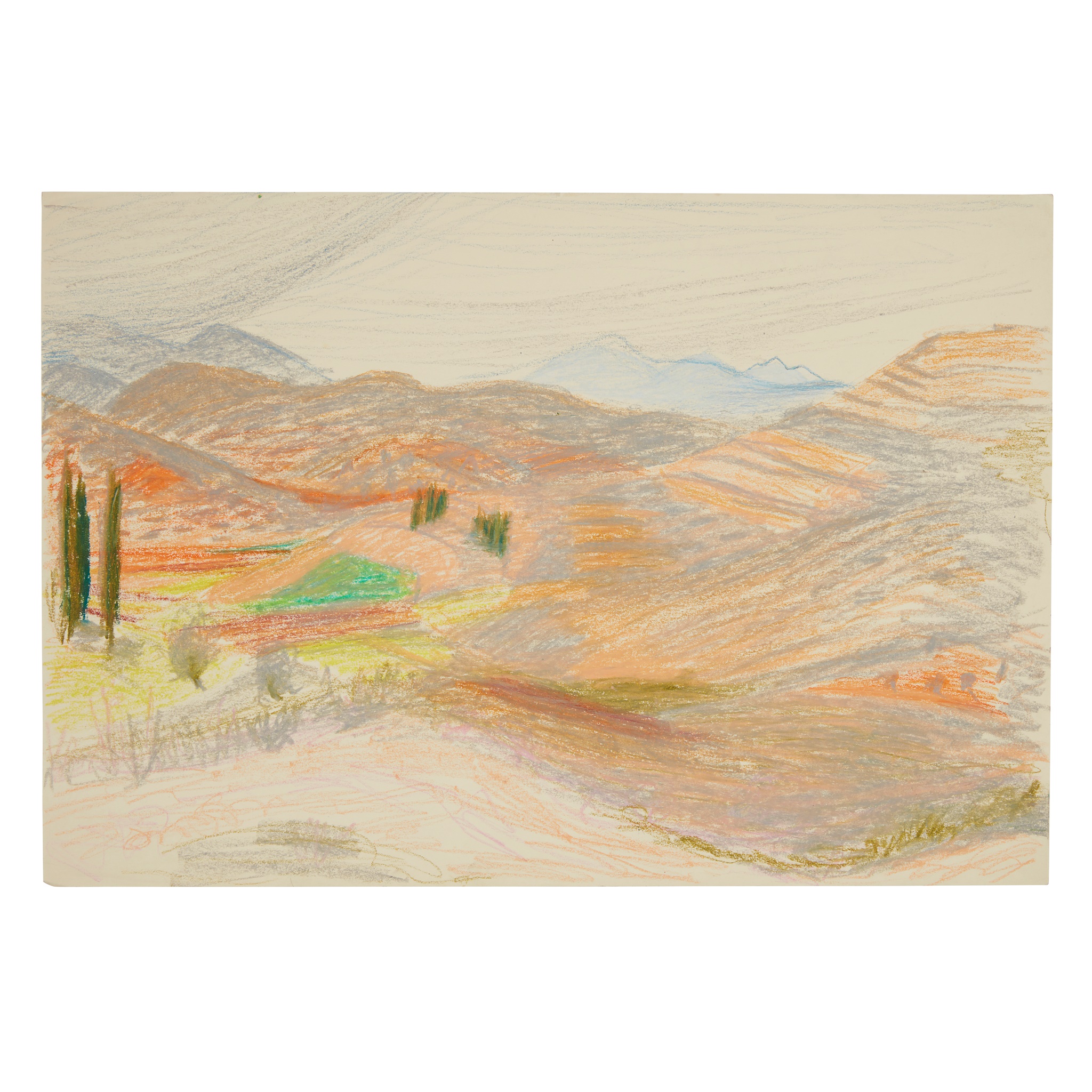 § Winifred Nicholson (British 1893-1981) Pillar in Greek Landscape / Greek Landscape with Terraces - Image 2 of 6