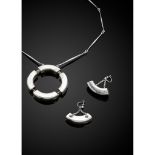 Astrid Fog (Danish 1911-1993) for Georg Jensen Necklace and Pair of Earrings