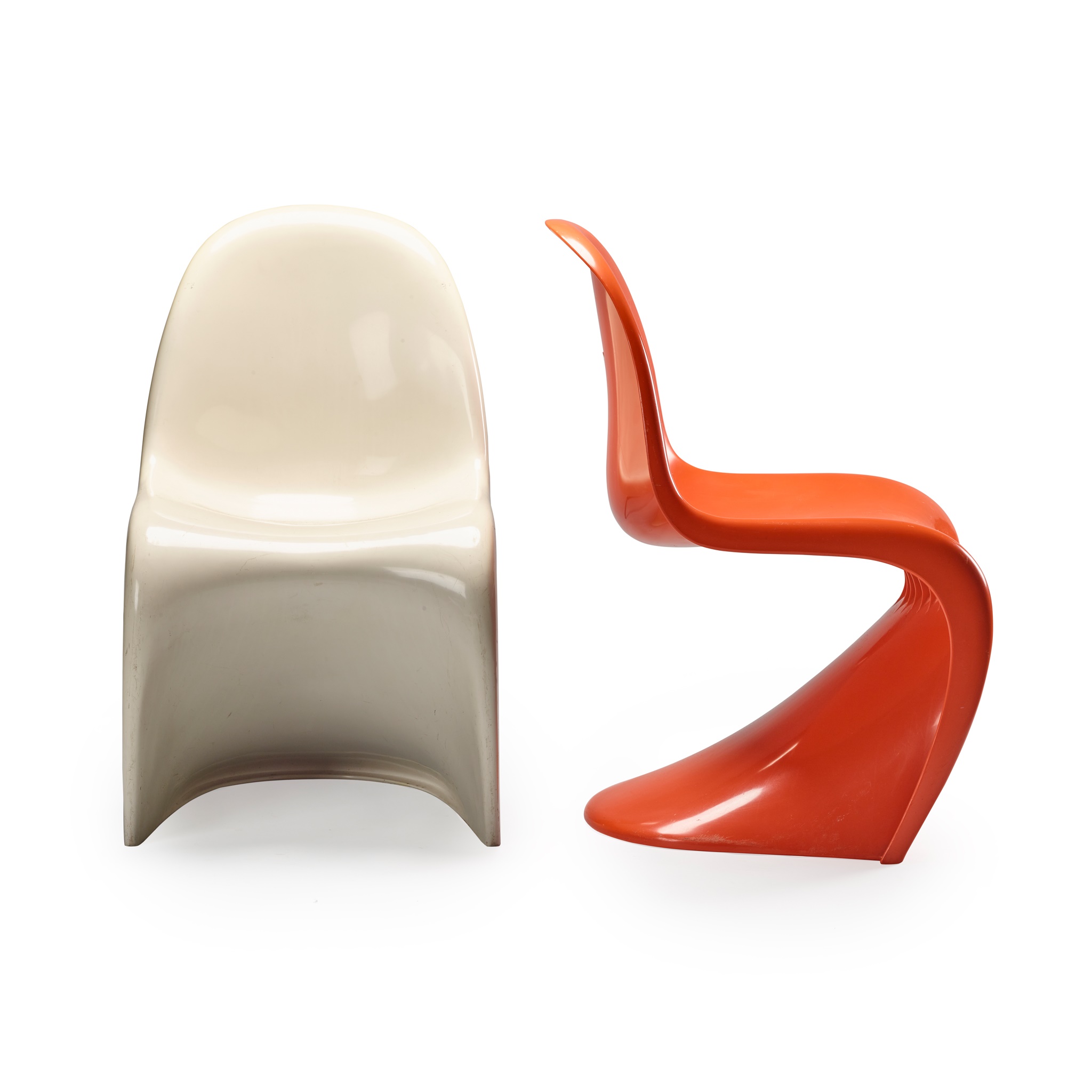Verner Panton (Danish 1926-1998) Two 'Panton' Chairs, designed 1967 - Image 2 of 2
