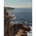 § Harold Knight (British 1874-1961) Clifftop View, Land's End