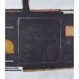 § Alan Reynolds (British 1926-2014) Structure - Olive, Rust and Black, circa 1960