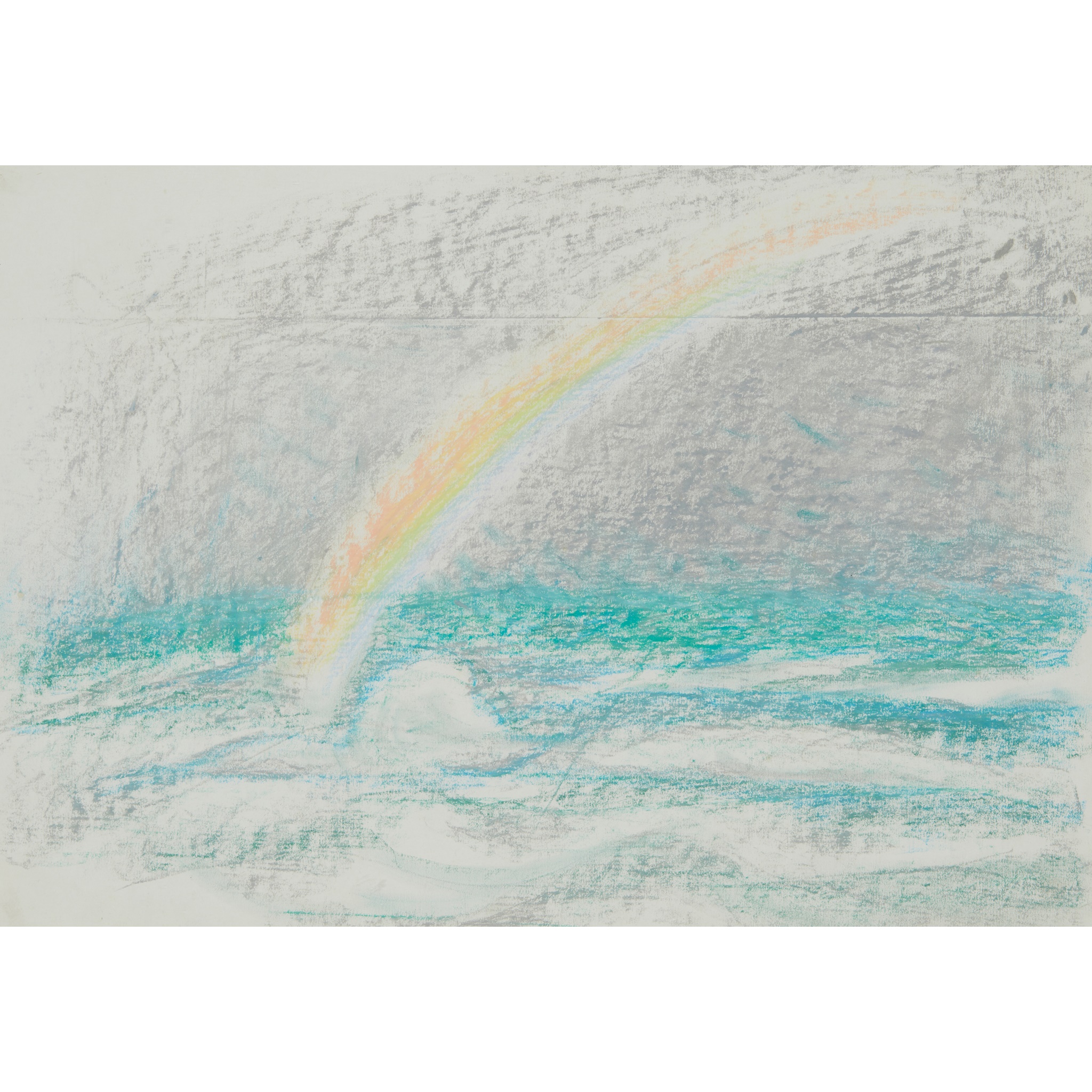 § Winifred Nicholson (British 1893-1981) Rainbow Over the Sea