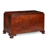 GEORGE III MAHOGANY DOWER CHEST MID 18TH CENTURY