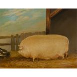 JOHN VINE OF COLCHESTER (BRITISH 1809-1867) A PRIZE PIG