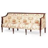 GEORGIAN STYLE MAHOGANY SOFA EARLY 20TH CENTURY