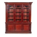 WILLIAM IV MAHOGANY BOOKCASE EARLY 19TH CENTURY