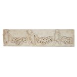 CARVED WHITE MARBLE FRIEZE LATE 18TH/ EARLY 19TH CENTURY