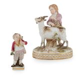 TWO MEISSEN PORCELAIN FIGURES SECOND HALF 19TH CENTURY