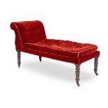 REGENCY CHAISE LONGUE EARLY 19TH CENTURY