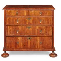 GEORGE I WALNUT CHEST OF DRAWERS, POSSIBLY CHANNEL ISLANDS EARLY 18TH CENTURY